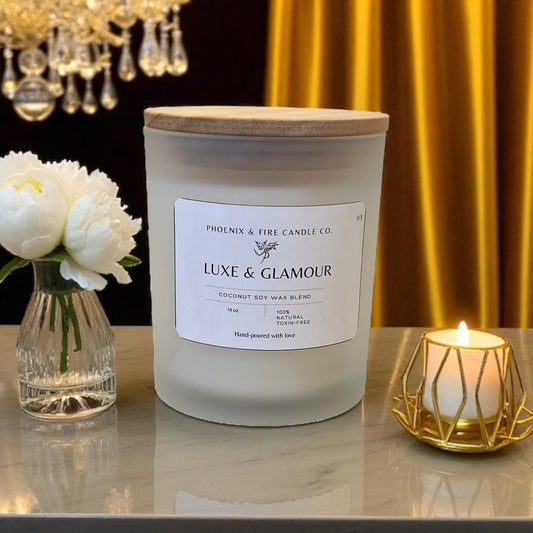 Luxe & Glamour Coconut Soy Candle
