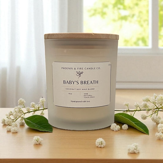 Baby's Breath Coconut Soy Candle