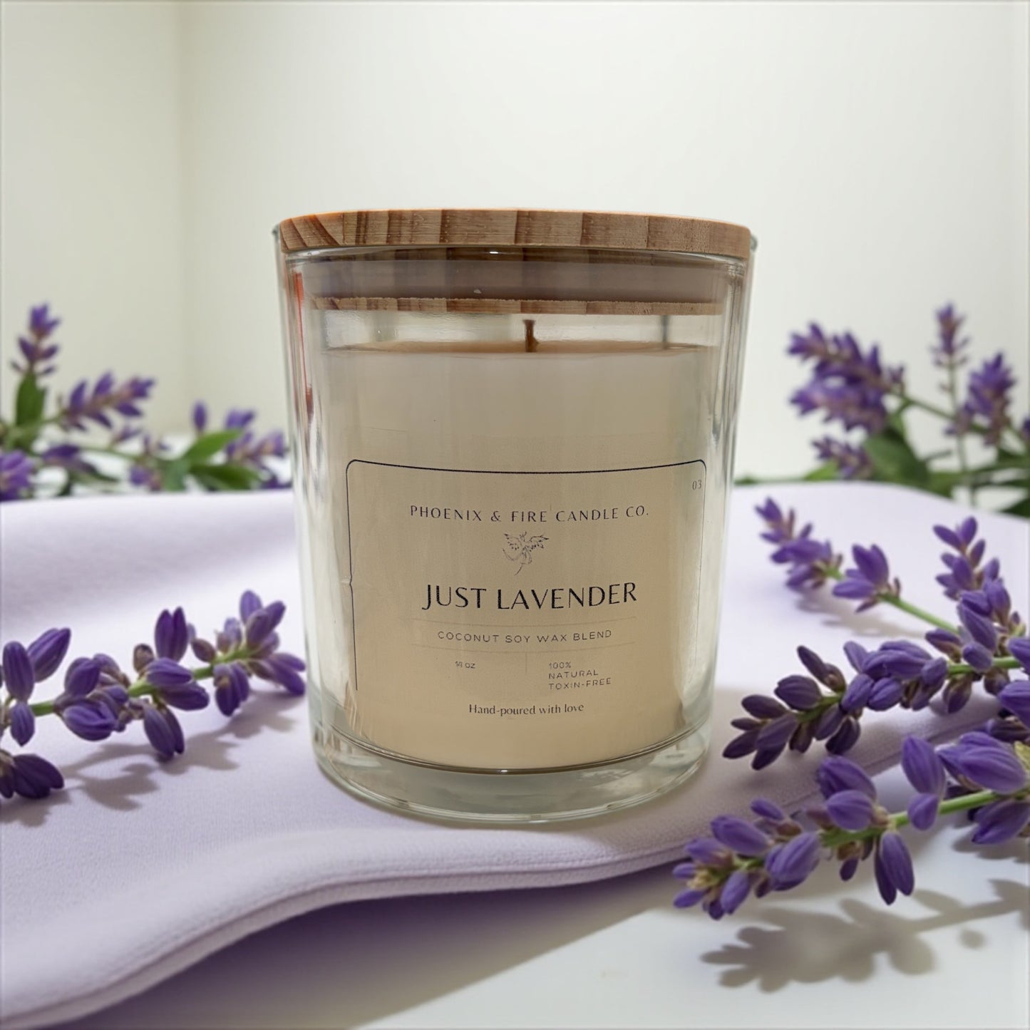 Just Lavender Coconut Soy Candle